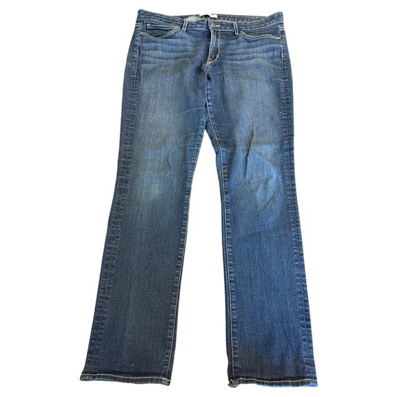 RICH & SKINNY Straight Leg Medium Wash Denim Jean Women size 32 - Picture 1 of 8
